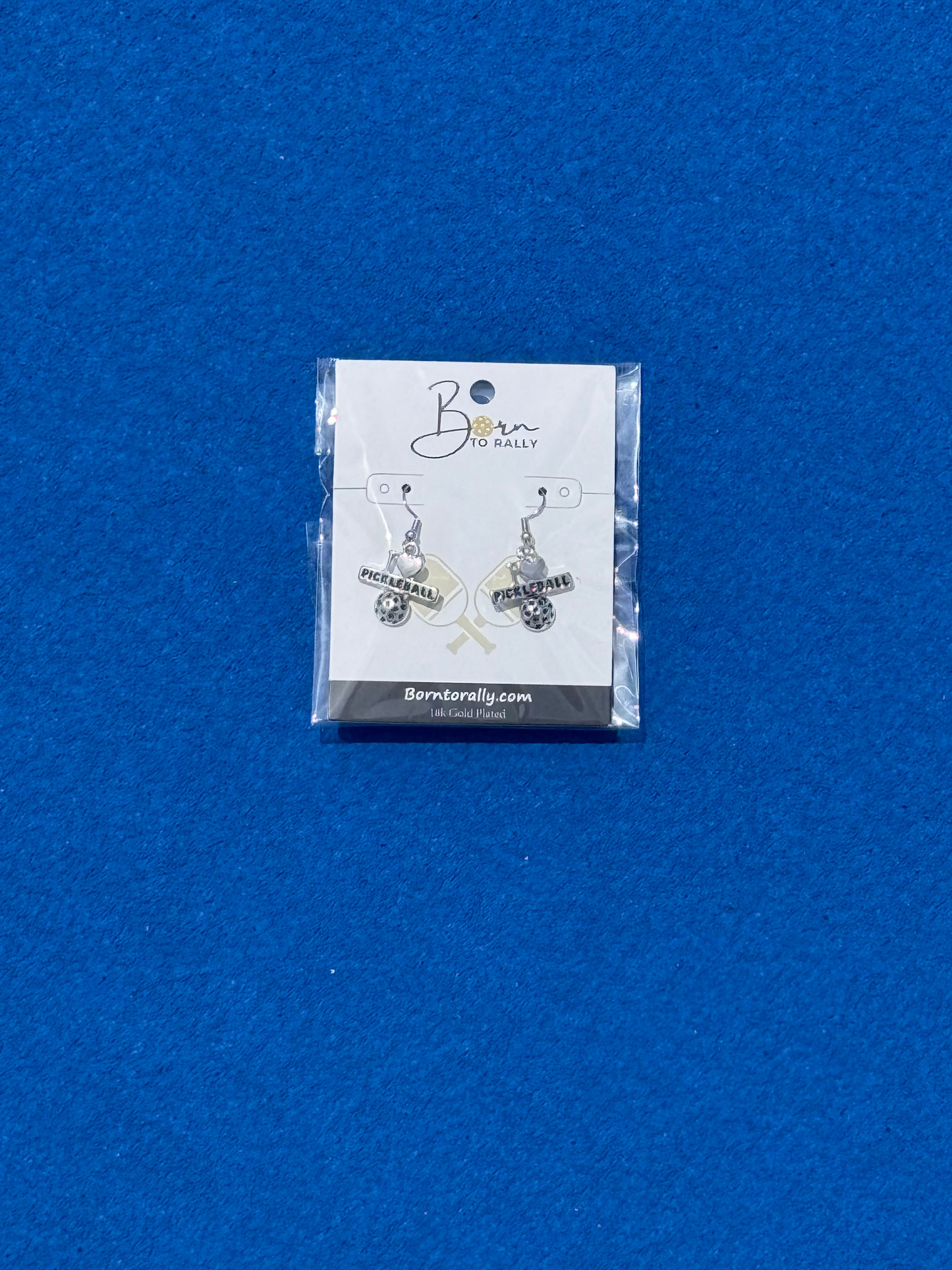 Born to Rally I Love Pickleball Earrings