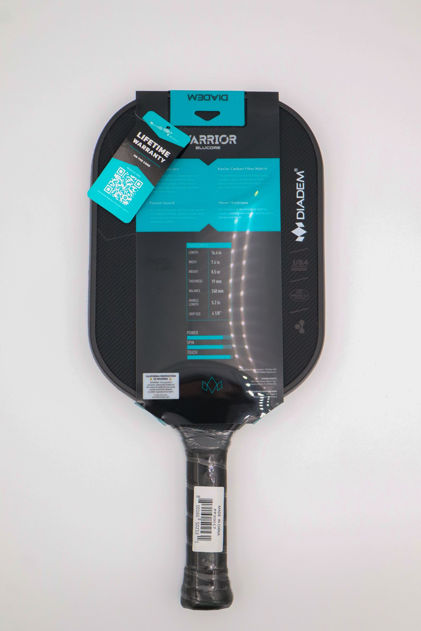 Diadem BluCore Standard 19 Pickleball Paddle