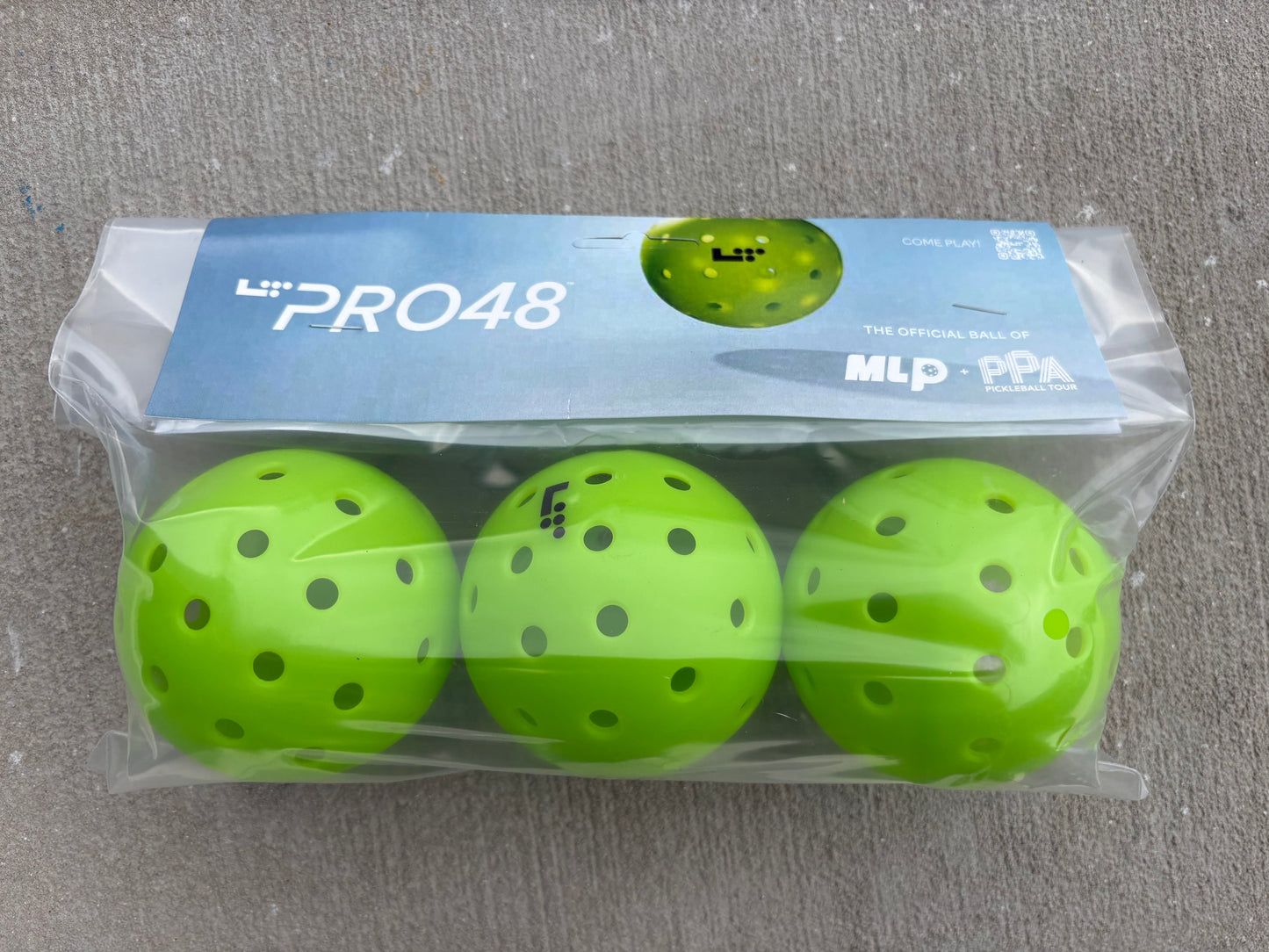 LT Pro Pickleballs 3-pk