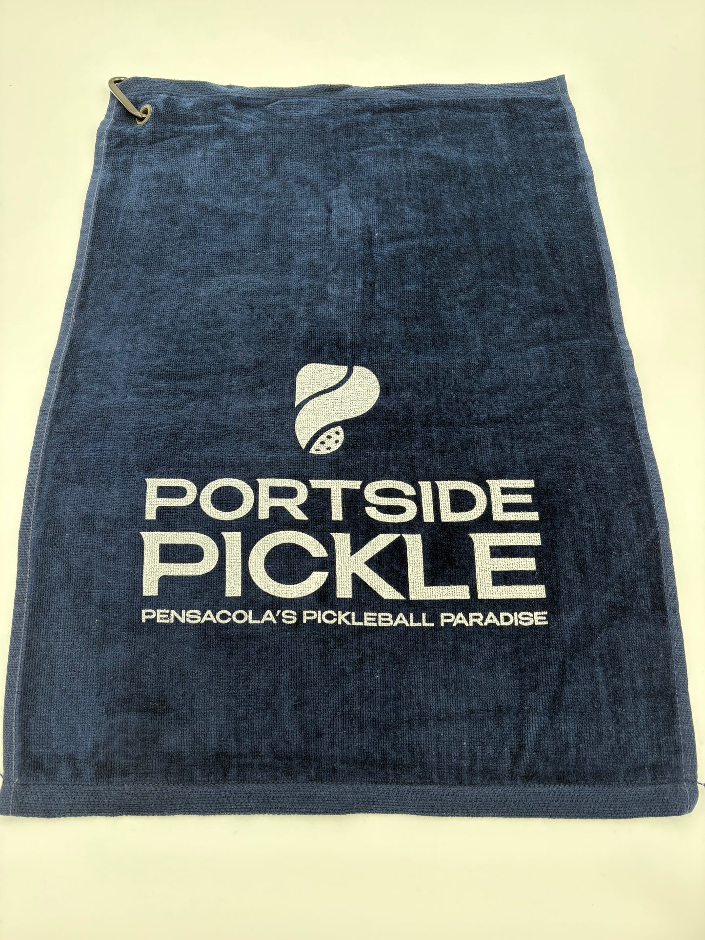 Portside Pickle Logo Hand Towel