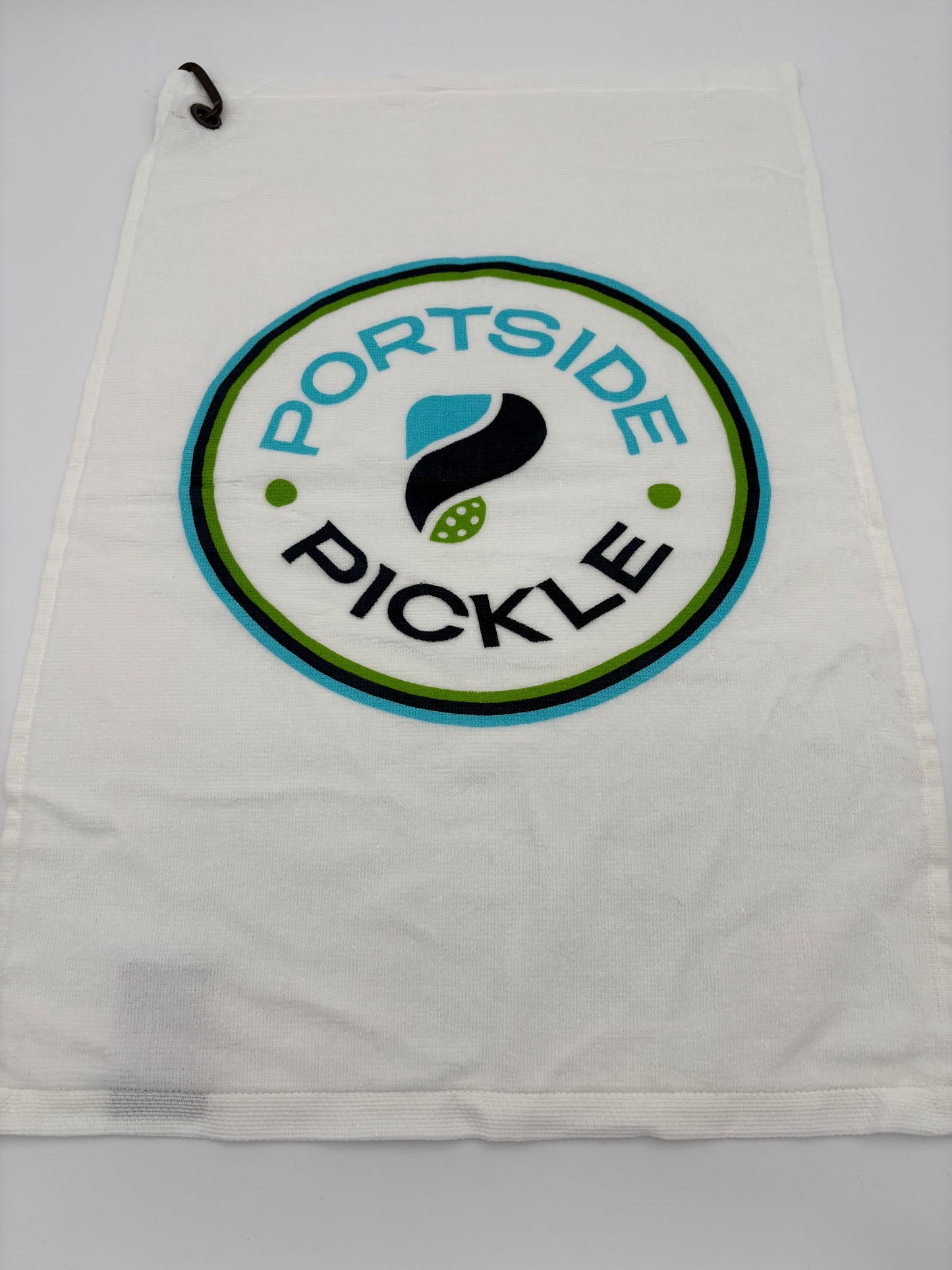 Portside Pickle Logo Hand Towel