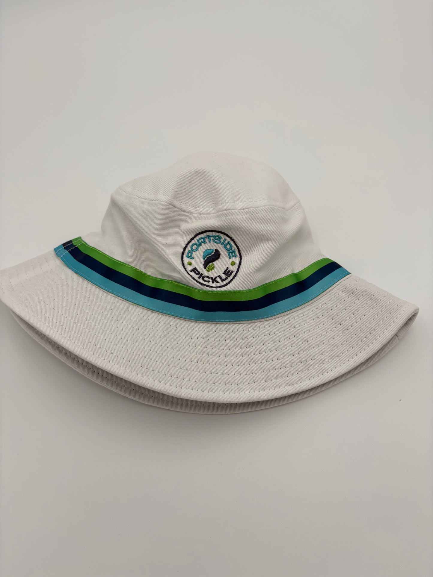 The Gilligan - Portside Pickle Triple Stripe Bucket Hat