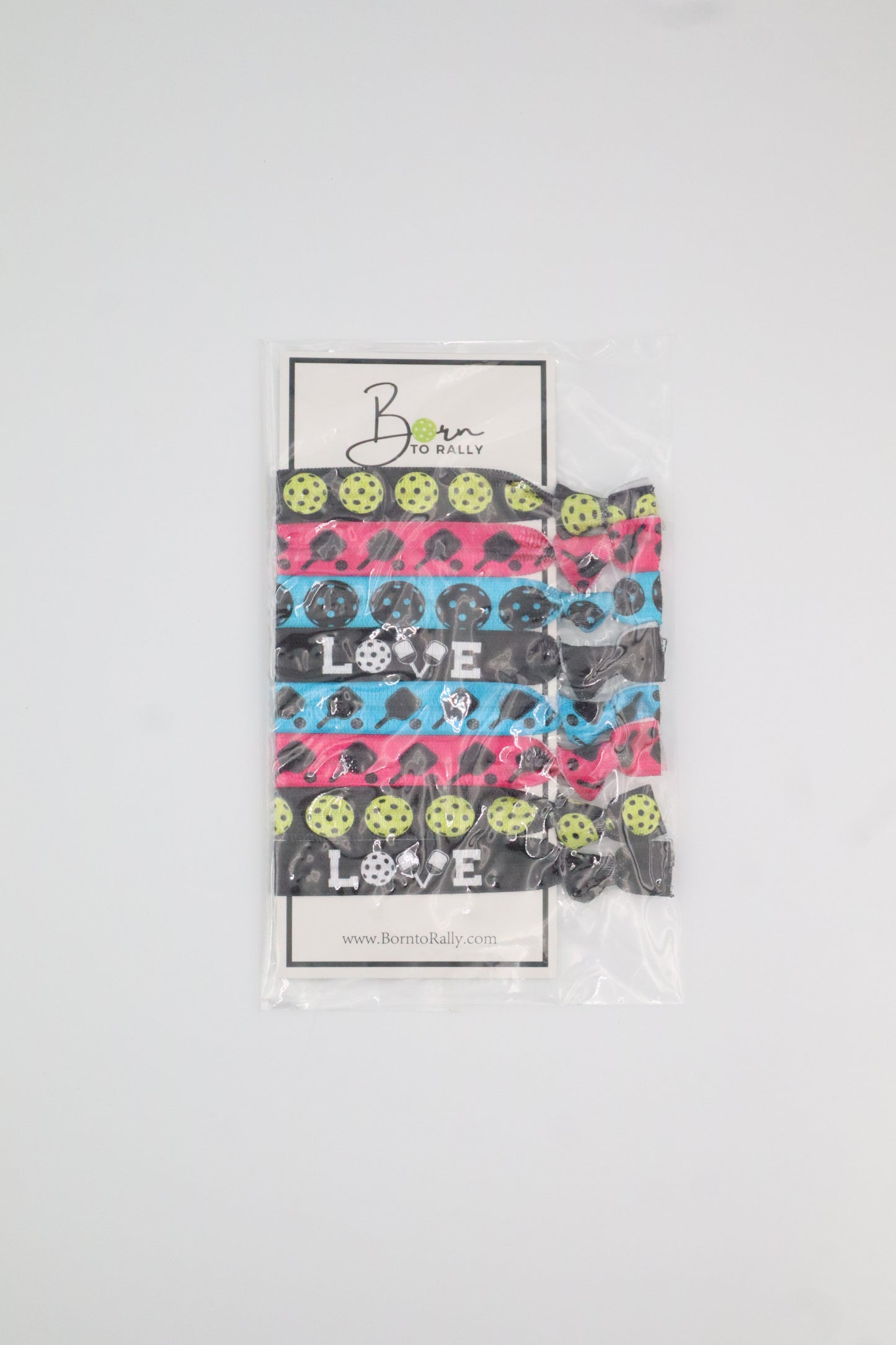 Born to Rally Pickleball Hair Ties