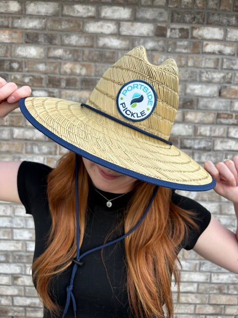 The SunRunner - Portside Pickle PanaStraw Patch Hat