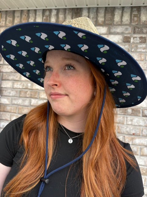 The SunRunner - Portside Pickle PanaStraw Patch Hat