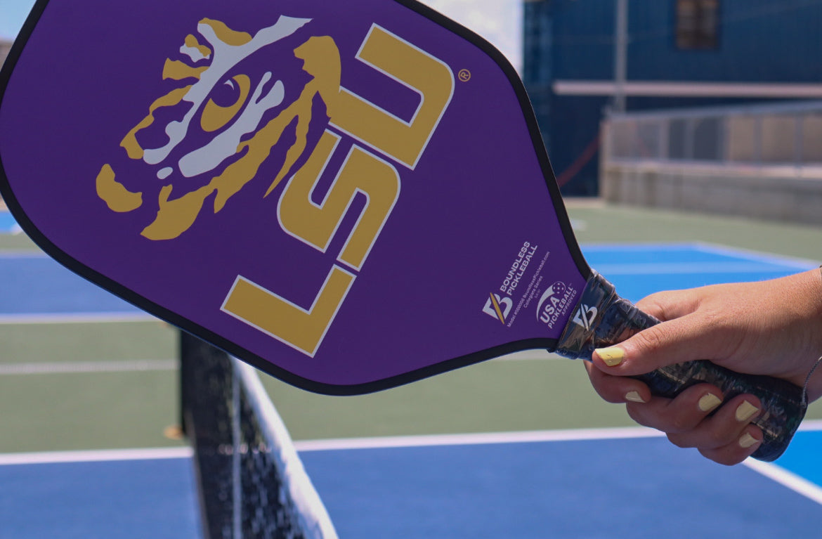 Boundless Louisiana State University 16mm Pickleball Paddle