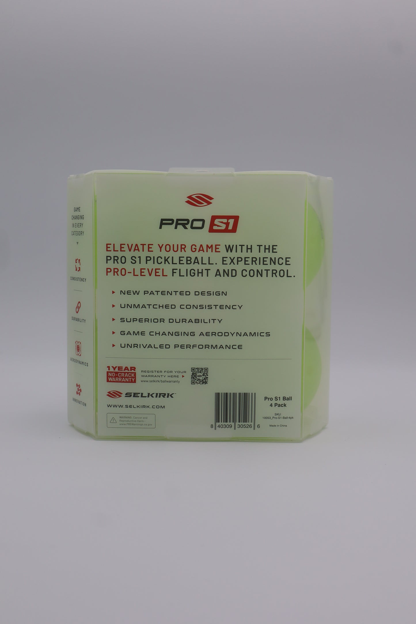 Selkirk Pro S1 Pickleballs (4 Pack)