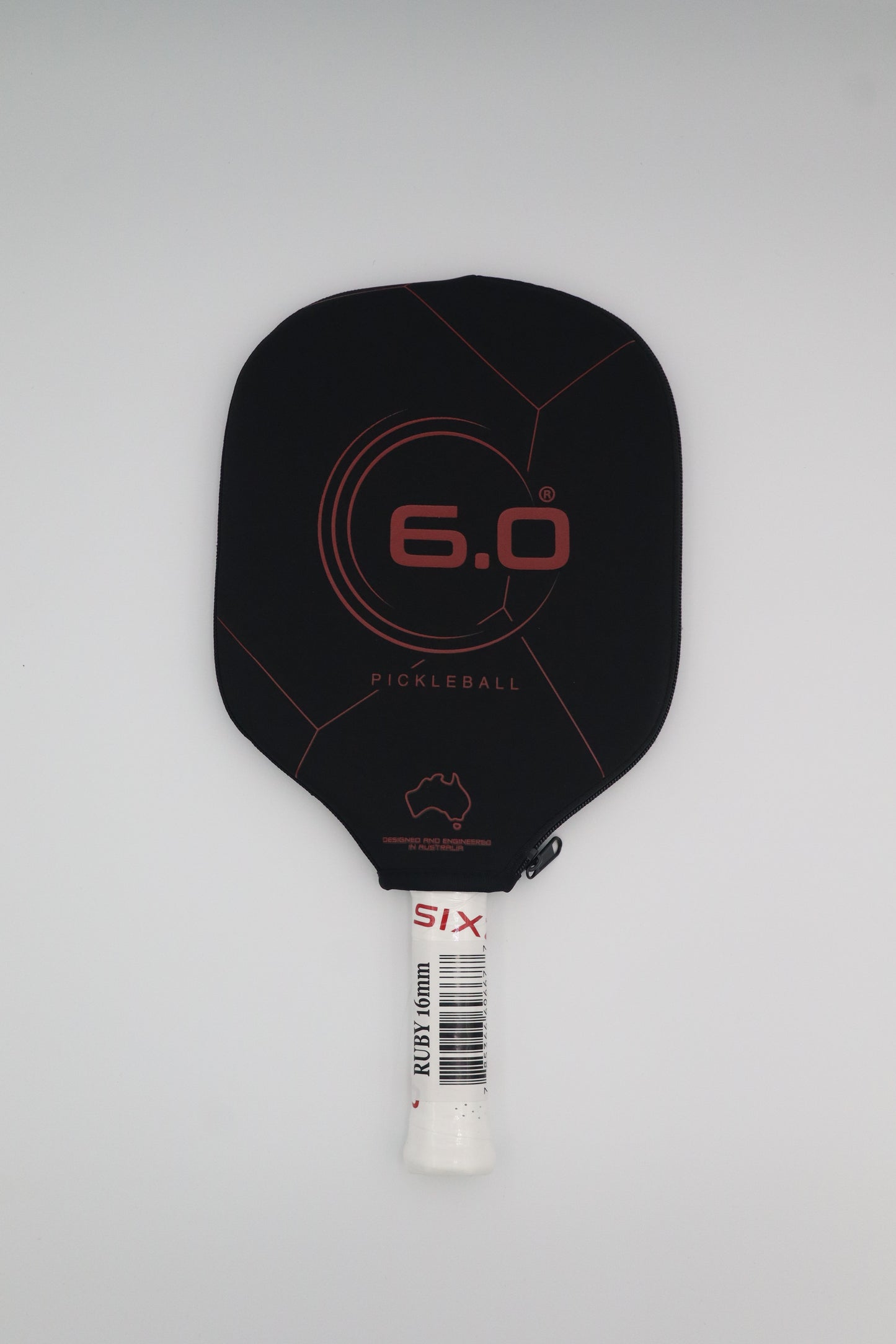 Six Zero Ruby Red/White Pickleball Paddle