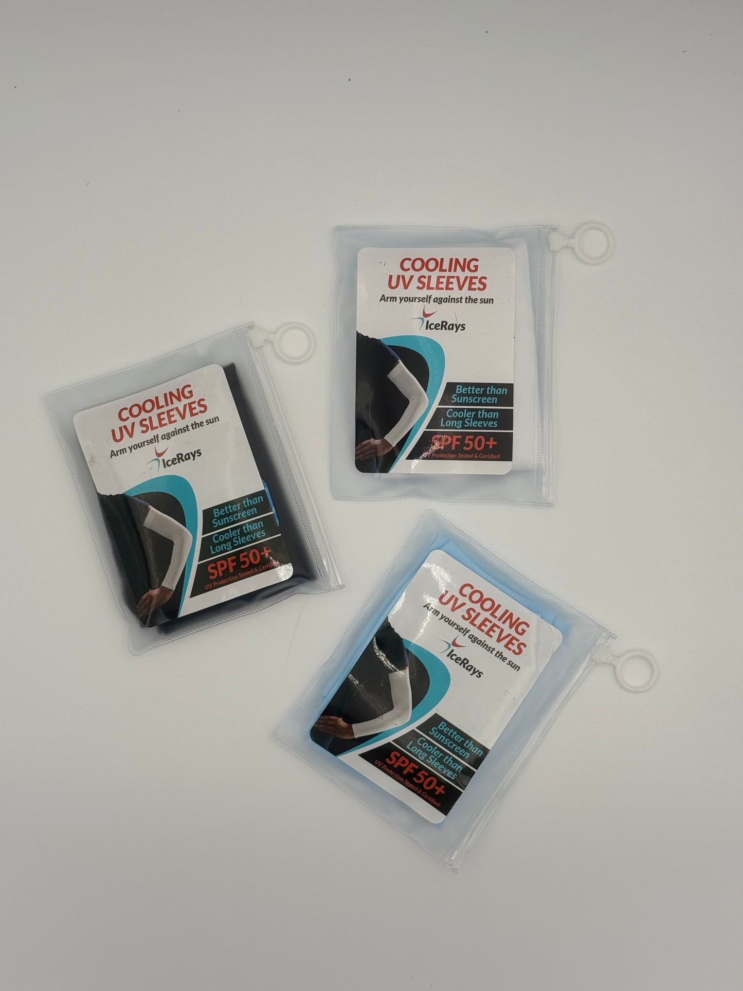 Icerays Single Pair SPF 50+ UV Arm Sleeves - Cooling Sun Protection Sleeves