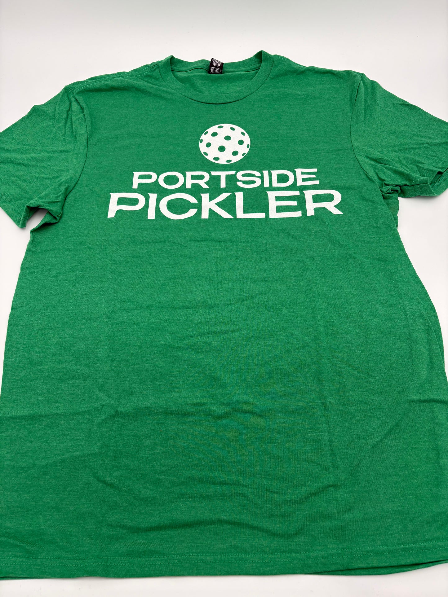 Portside Pickle Logo T-Shirt - Single Color Green