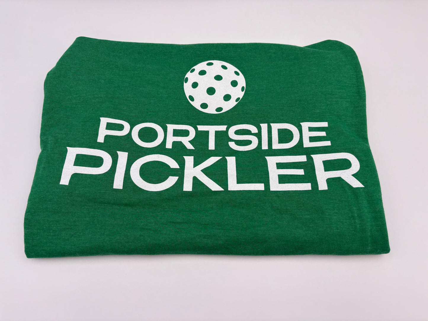 Portside Pickle Logo T-Shirt - Single Color Green