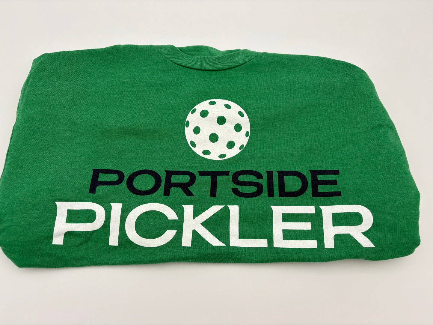 Portside Pickle Logo T-Shirt - Tri-Color Green