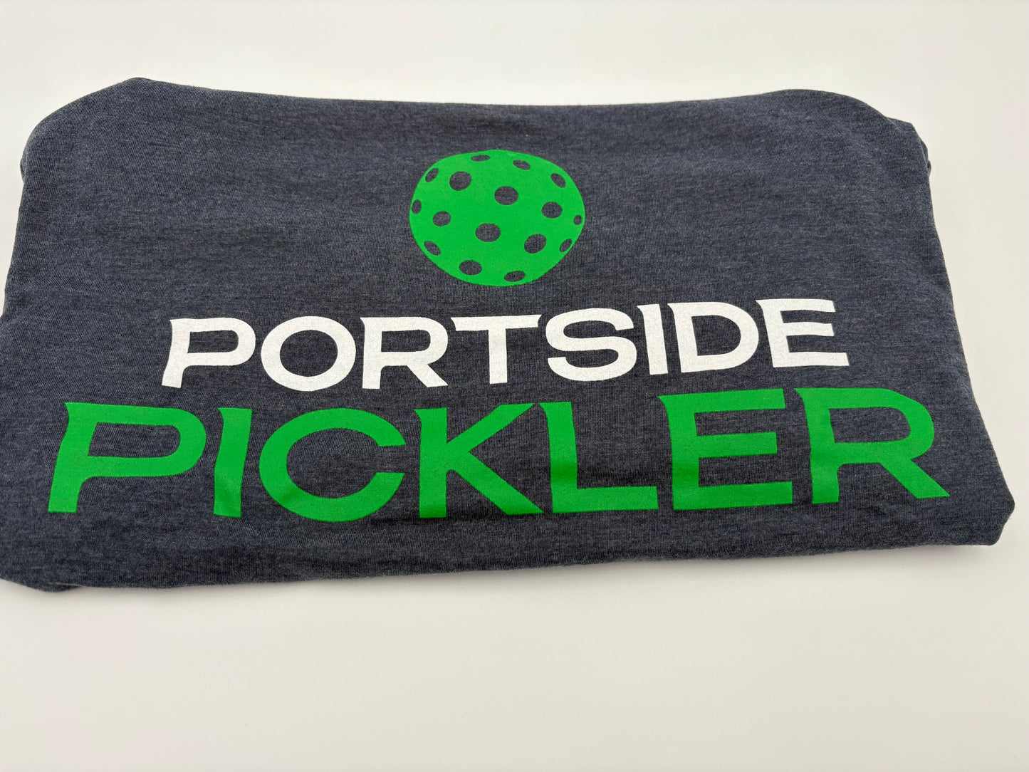 Portside Pickle Logo T-Shirt - Tri-Color Blue
