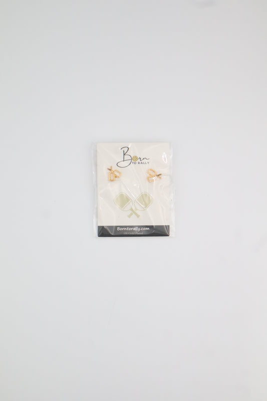Born to Rally Mini Paddle Earrings